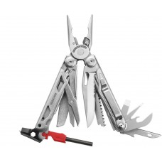 Мультитул Rocktol 22-в-1 с нейлоновым чехлом, кресалом, свистком и битами (SK04)