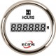 Цифровой счетчик моточасов ECMS PLH2-WS-HS не импульсный, белый (800-00186)