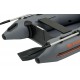 Надувная лодка Колибри КМ-200 (Kolibri KM-200) моторная слань-книжка, тёмно-серая