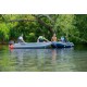 Надувная лодка Колибри КМ-300Д Профи (Kolibri KM-300D Профи) моторная килевая алюминиевый пайол, тёмно-серая