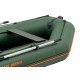 Надувная лодка Колибри КМ-280Д Профи (Kolibri KM-280D) моторная килевая слань-книжка, зелёная