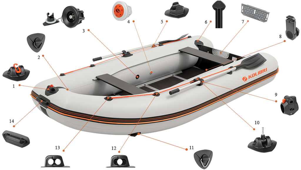 Комплектующие Kolibri Sea Line KM-300DSL