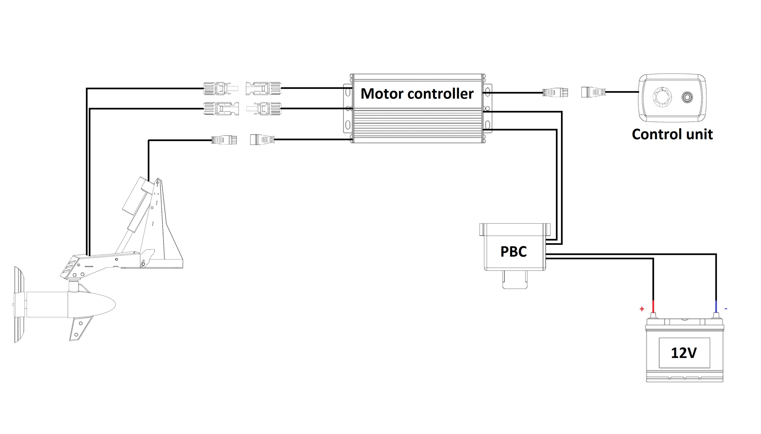 Троллинговый электромотор Stronger 60 lbs (SH35i S-1)